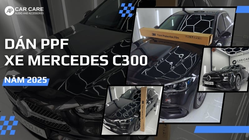 Dán PPF xe Mercedes C300 2025 GIÁ RẺ, chất lượng nhất hiện nay