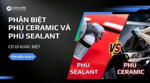 Phân biệt phủ Ceramic và phủ Sealant, loại phủ nào tốt nhất cho xe ô tô của bạn