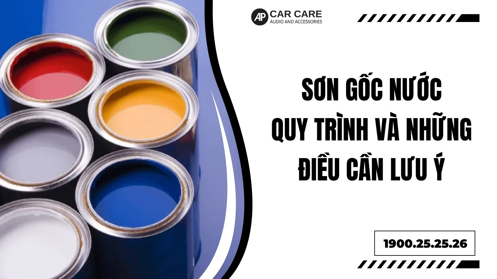 Sơn gốc nước – Quy trình và những điều cần lưu ý