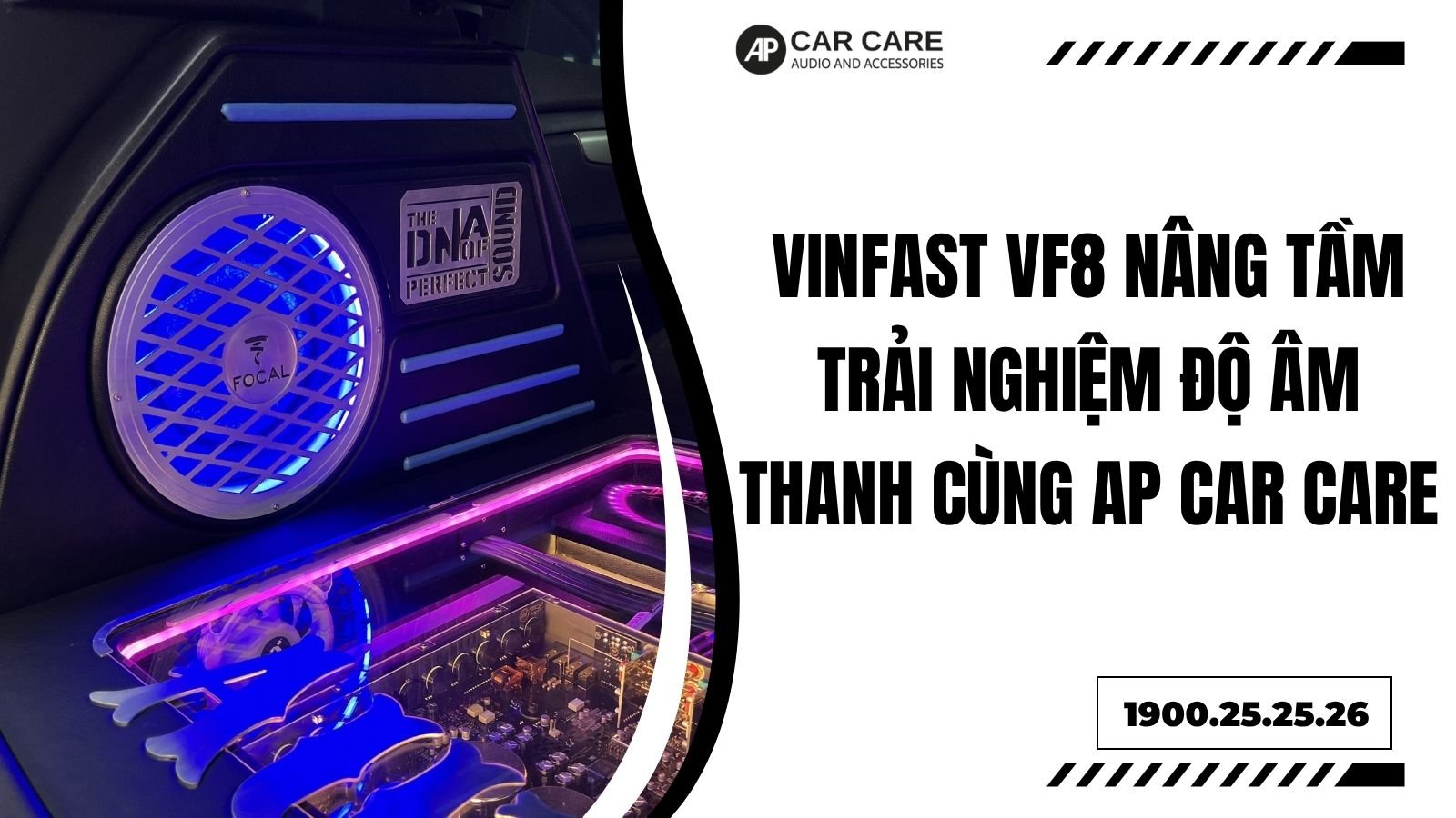 Vinfast VF8 nâng tầm trải nghiệm độ âm thanh cùng AP