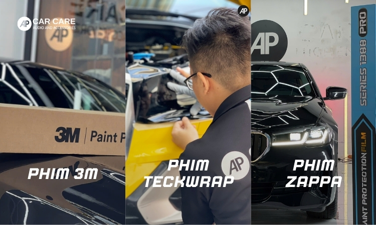 Các loại film PPF cao cấp phù hợp BMW 330i tại AP Car Care