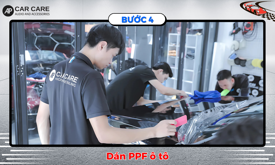 Quy trình dán PPF ô tô chuẩn quốc tế