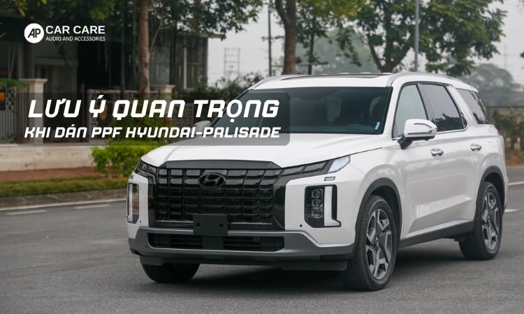 Lưu ý khi dán PPF xe hơi Hyundai Palisade