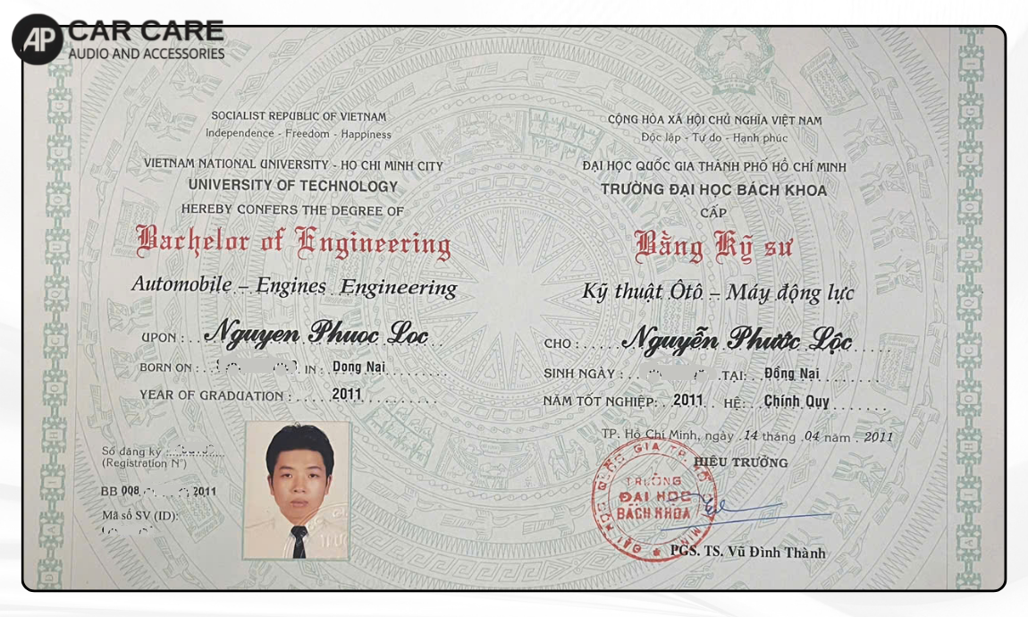 Johnny Lộc Nguyễn - CEO AP Car Care