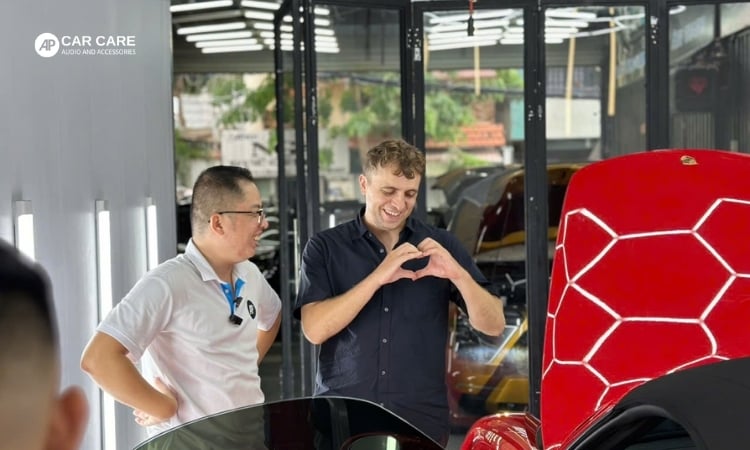 hình ảnh thực tế của khách hàng tại ap car care