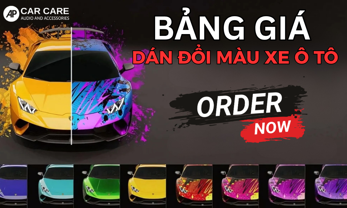 Giá dán decal đổi màu cho xe ô tô