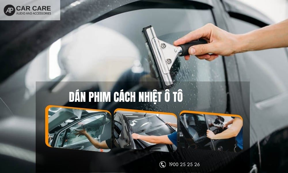 Dán phim cách nhiệt, bảo vệ nội thất