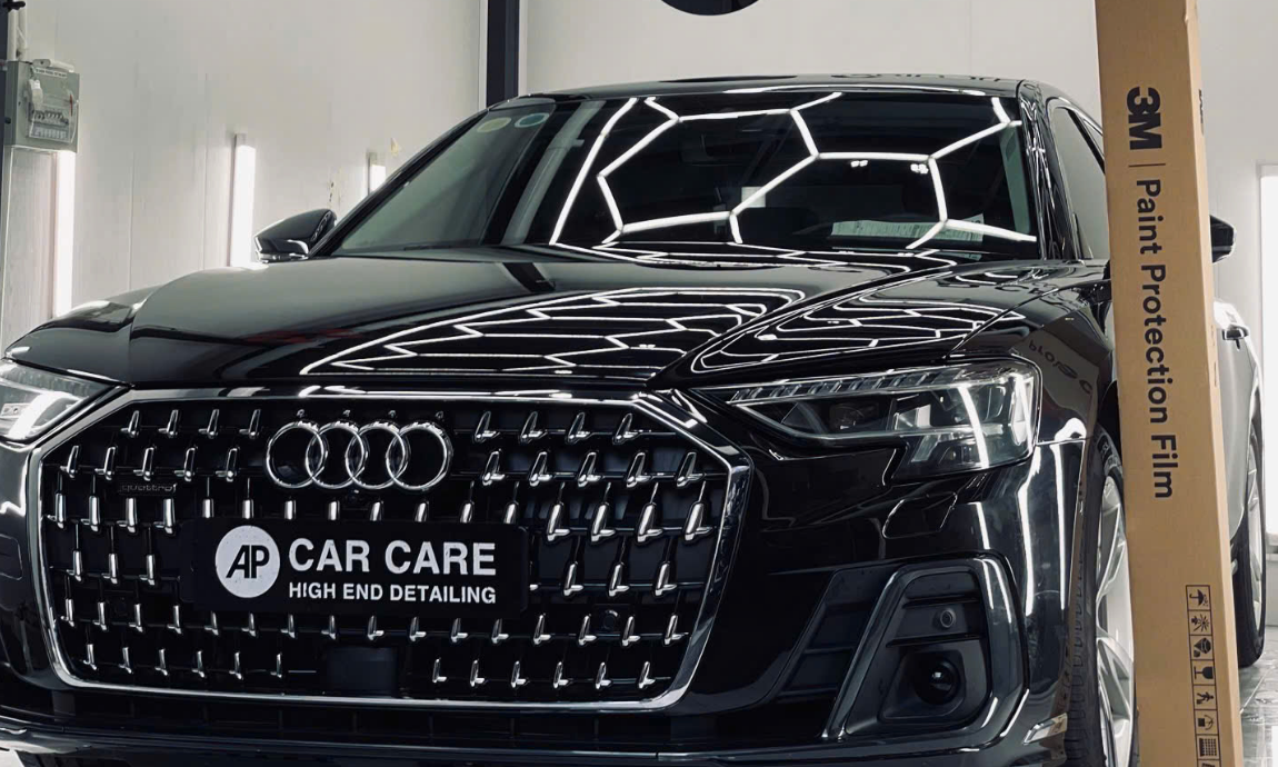 Quy trình dán PPF cho xe Audi A8L