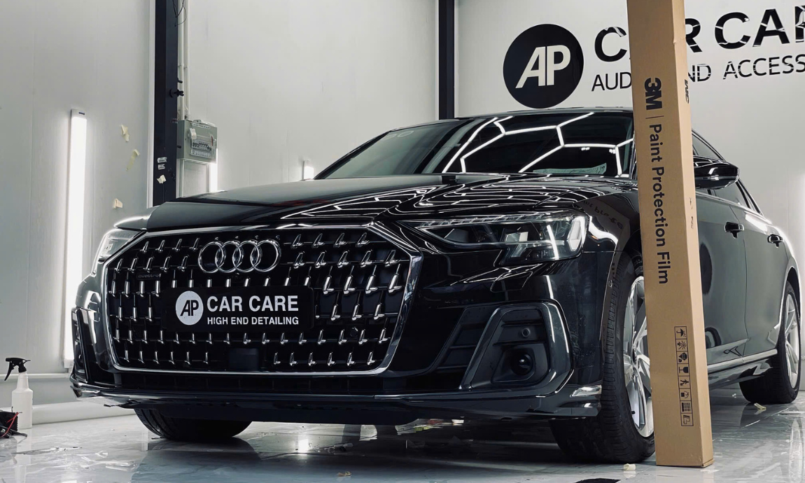 Quy trình dán PPF cho xe Audi A8L