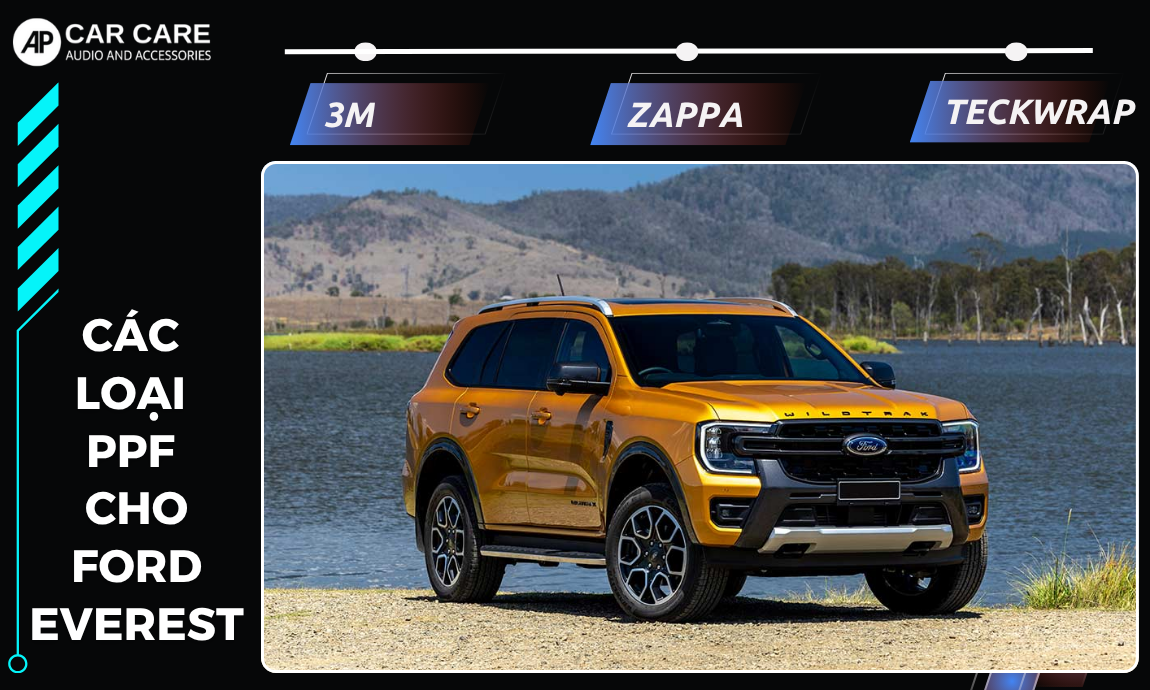Các loại PPF nên dán cho xe Ford Everest