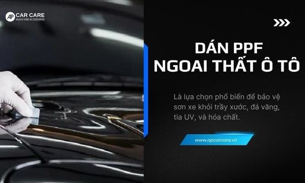 dán ppf ngoại thất xe ô tô