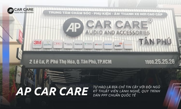 địa chỉ dán ppf xe ô tô ap car care