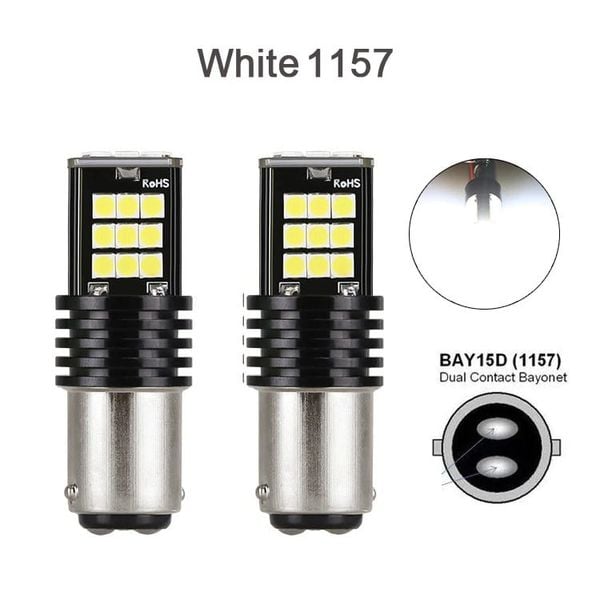 Bóng Led 1157 Với 24 Chip Led 3030 Đèn Xi Nhan, Sương Mù, Đèn Lùi Ô Tô, Xe Máy - Đèn Hãng No brand | EnBac.net