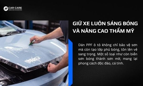 lợi ích của dán ppf cho xe ô tô