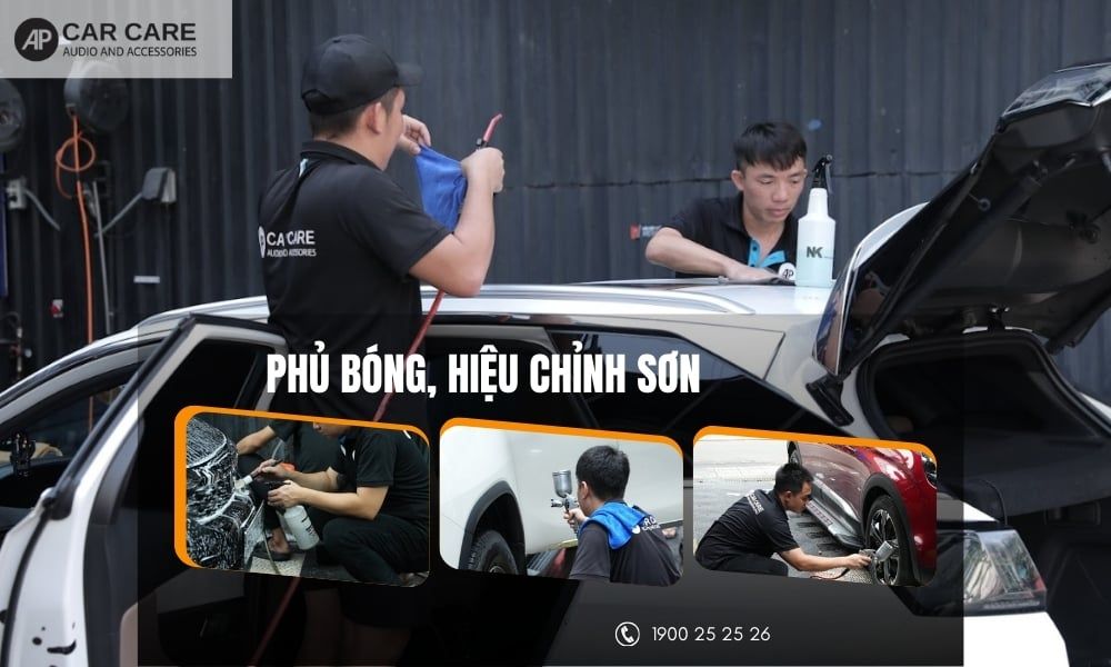 Phủ bóng, hiệu chỉnh sơn – làm mới ngoại hình