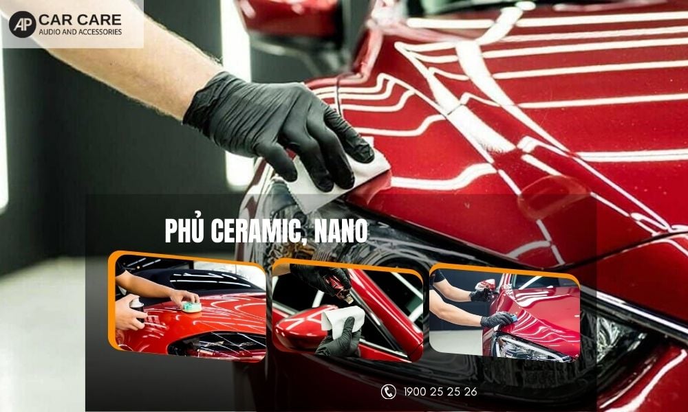 Phủ Ceramic/Nano – Bảo vệ sơn xe khỏi trầy xước và nắng nóng