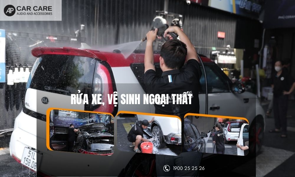 Rửa xe và vệ sinh ngoại thất ô tô