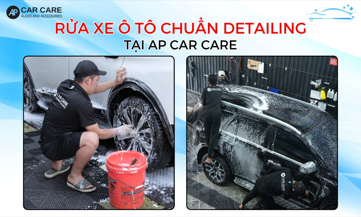 Rửa xe ô tô đúng cách