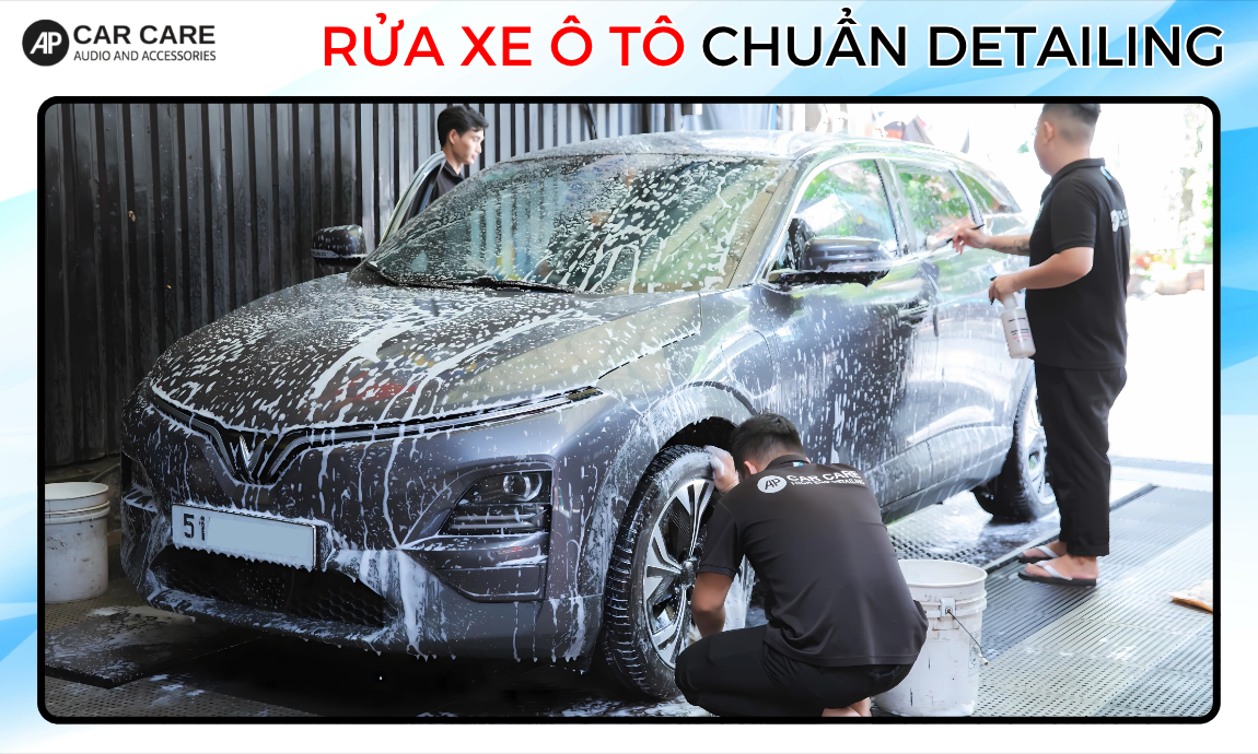Rửa xe hơi chuẩn Detailing
