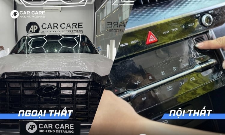 vị trí nên dán PPF cho xe Hyundai Palisade