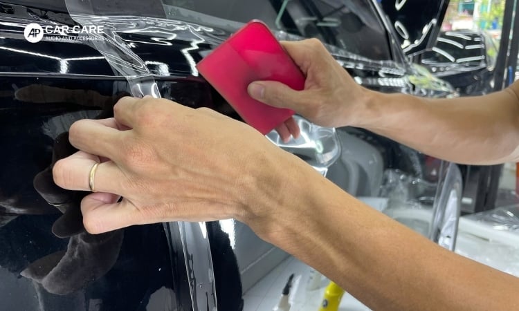 quy trình dán PPF cho porsche 718