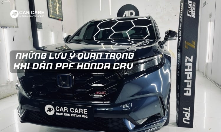 lưu ý khi dán phim ppf honda crv