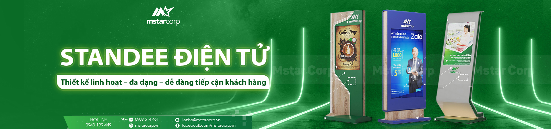 Màn Hình Điện Tử Standee Digital