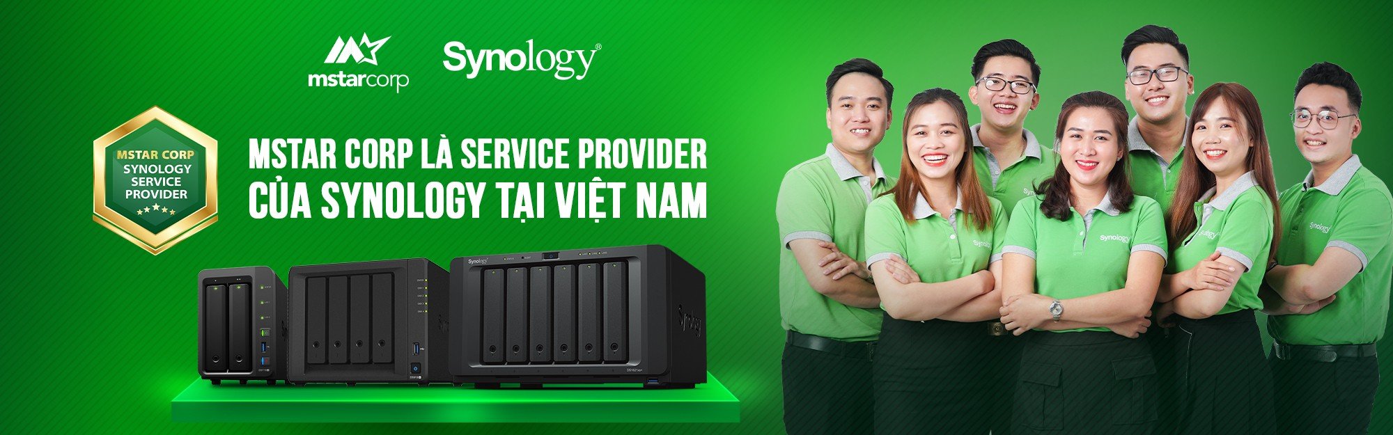 mstar corp là service provider duy nhất của synology tại Việt NAM