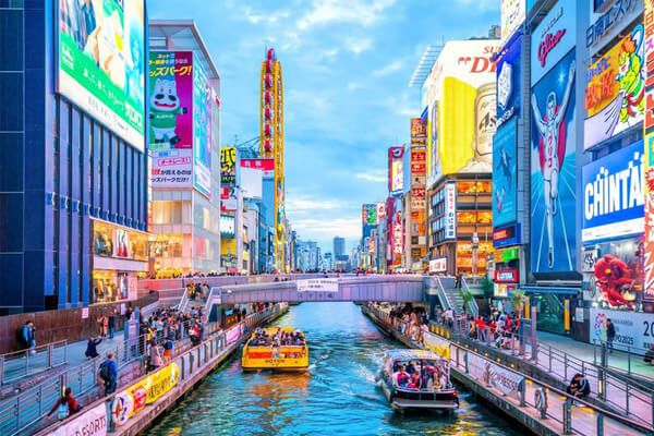 Osaka đứng thứ 3 trong các tỉnh có lương cao ở Nhật Bản nên tập trung rất nhiều công ty lớn