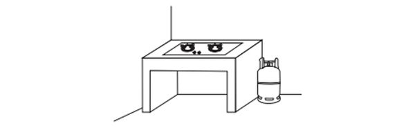 cách lắp đặt bếp gas âm