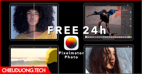 App chỉnh sửa ảnh chuyên nghiệp Pixelmator Photo cho iPad đang được Miễn phí!