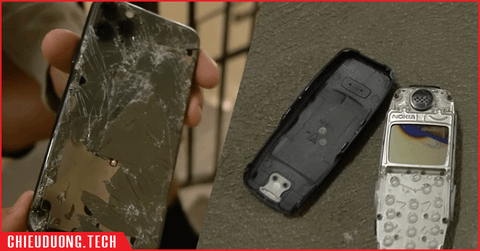 Droptest iPhone 11 Pro Max và Nokia 3310 từ tầng 20: iPhone bền hơn cả Nokia “nồi đồng cối đá”