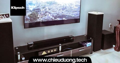 Soundbar Hi-Fi Klipsch Cinema 600 chính thức có mặt tại nhà Chị khách ở Quận Tân Phú
