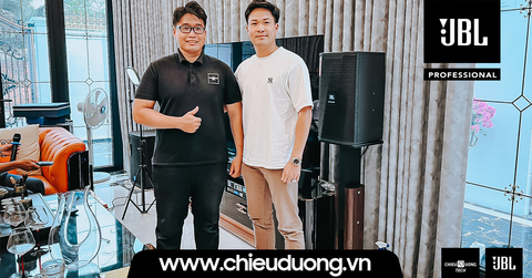 Team Chiêu Dương tiếp tục bàn giao hệ thống hệ thống âm thanh JBL Professional công suất đến biệt thự của gia đình Anh Quang tại TP. Thủ Đức.