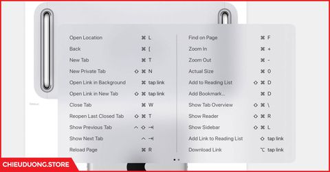iPadOS bổ sung 35 phím tắt trên trình duyệt web gần giống Safari