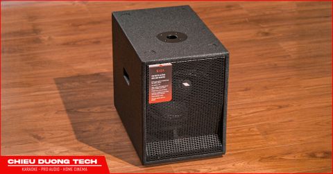 Subwoofer Proel S10A ngoại hình tuy gọn nhưng có sức mạnh 'đập tan' giới hạn âm trầm