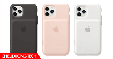 Apple ra mắt ốp lưng Smart Battery Case kiêm pin dự phòng cho bộ ba iPhone 11, iPhone 11 Pro và iPhone 11 Pro Max