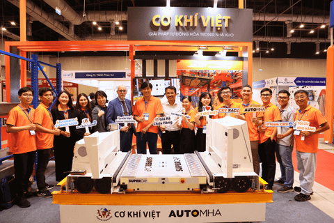 Cơ Khí Việt kết hợp cùng AutoMHA triển lãm kệ tự động mới tại VWAS / CO-REF 2024