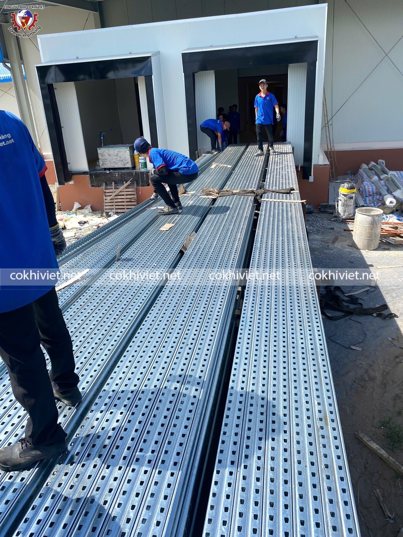 kệ tự động kho lạnh thực phẩm