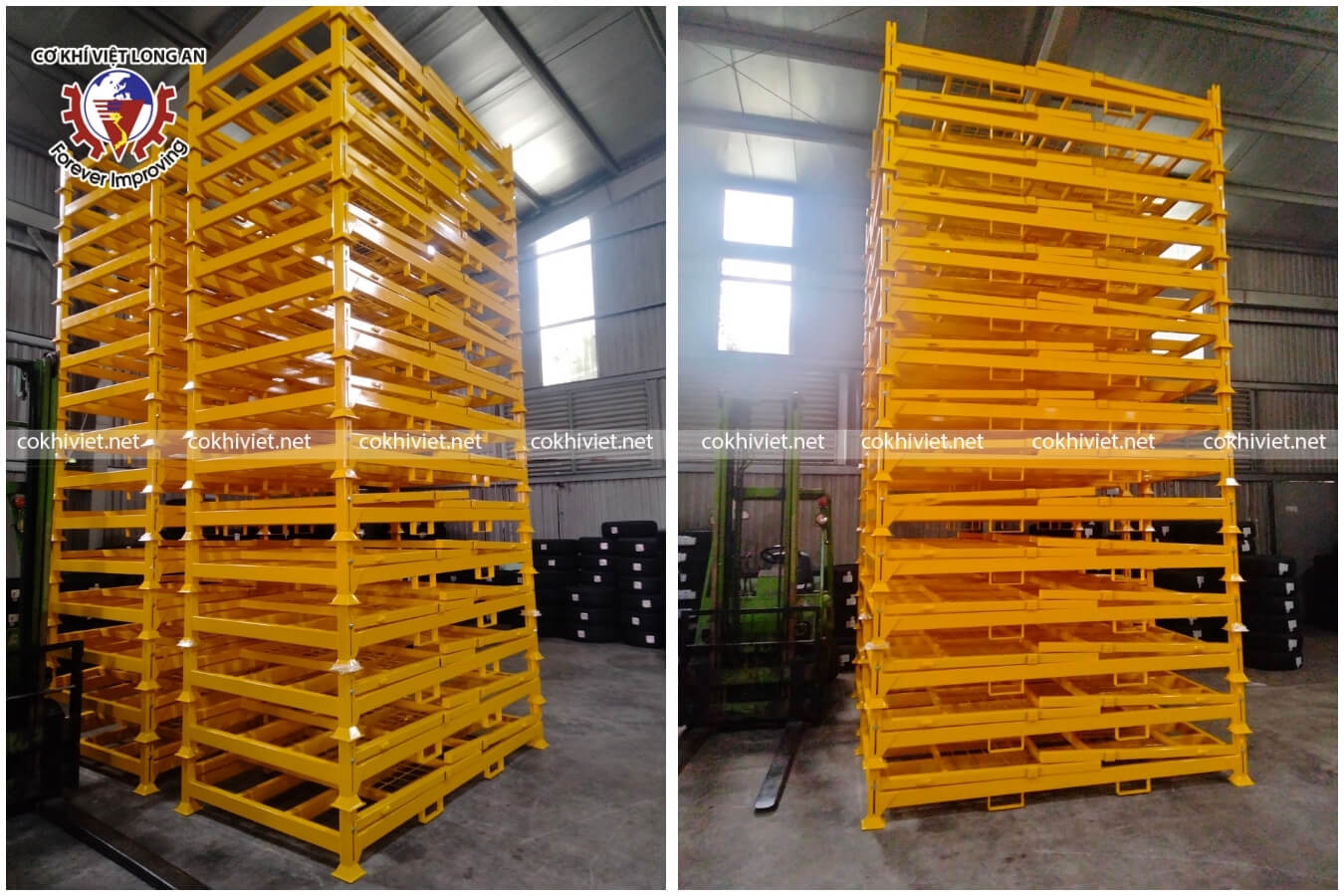 palelt sắt xếp chồng gấp