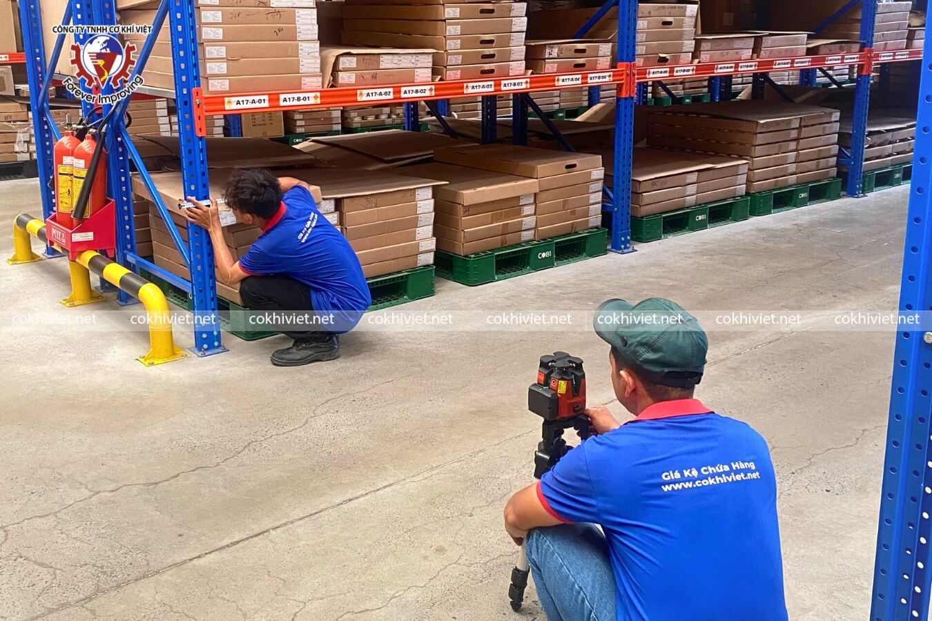 bảo trì kệ kho