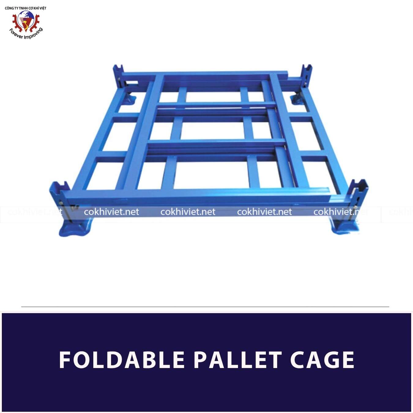 foldable pallet cage