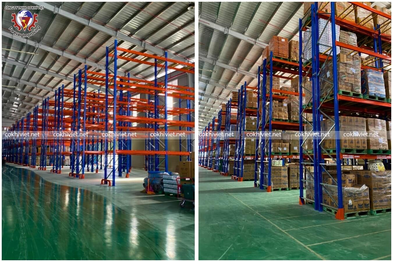 Kệ kho Selective pallet