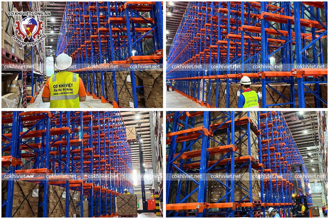 Kệ kho Drive in logistics