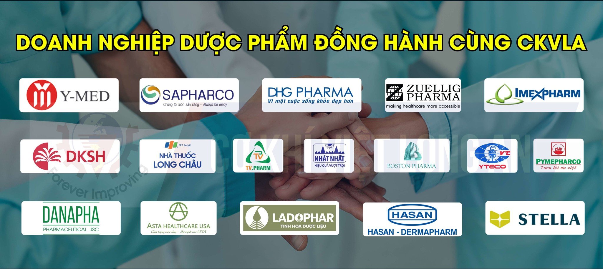 khách hàng dược phẩm Cơ Khí Việt Long An