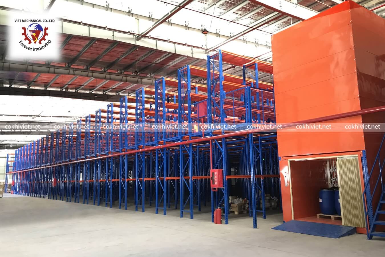 mezzanine racking system