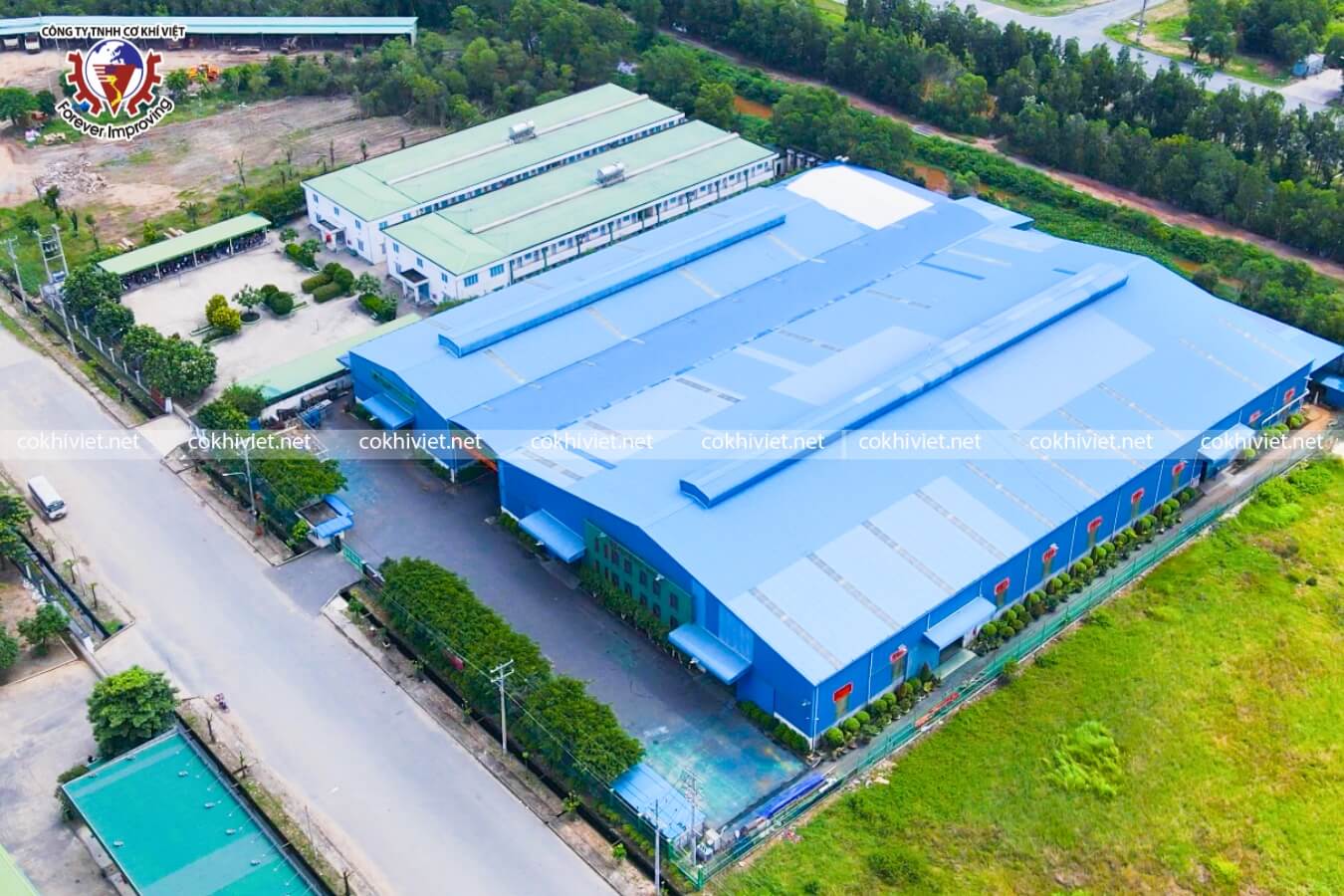 Nhà xưởng giá kệ kho hàng Cơ Khí Việt