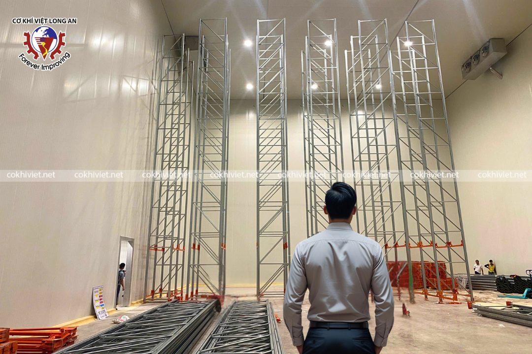 kệ tự động cho kho lạnh