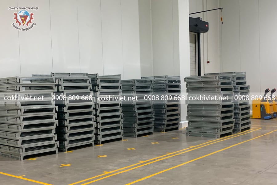 pallet sắt mạ kẽm nhúng nóng