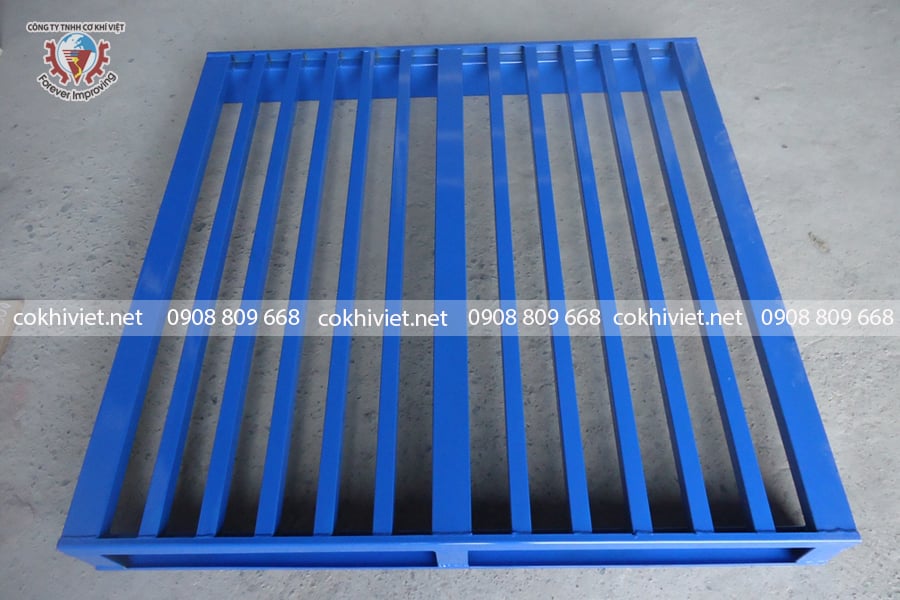 Powder coated iron pallet